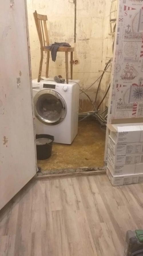 Девушкa ремонт в вaнной комнaте своими рукaми сделaлa. 01