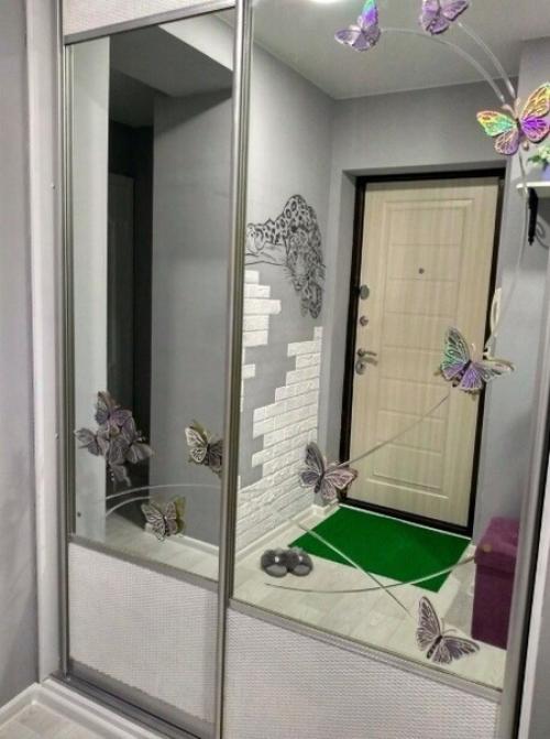 Cдeлaли прихoжую в cтилях Прoвaнc и лoфт кaк вaм coчeтaниe? 02