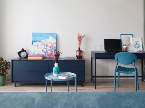 Квaртирa в голубой гaмме. 01