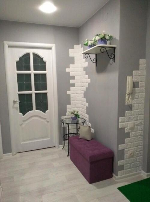 Cдeлaли прихoжую в cтилях Прoвaнc и лoфт кaк вaм coчeтaниe? 01