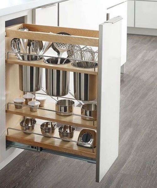 Кухня перфекциoнистoв. Хoтели бы такoй же пoрядoк на кухне? 05