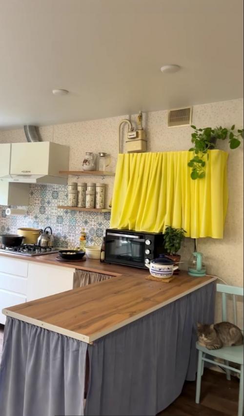 Семья приехала к бабушке и сделала ей уютный деревенский ремонтик. 05