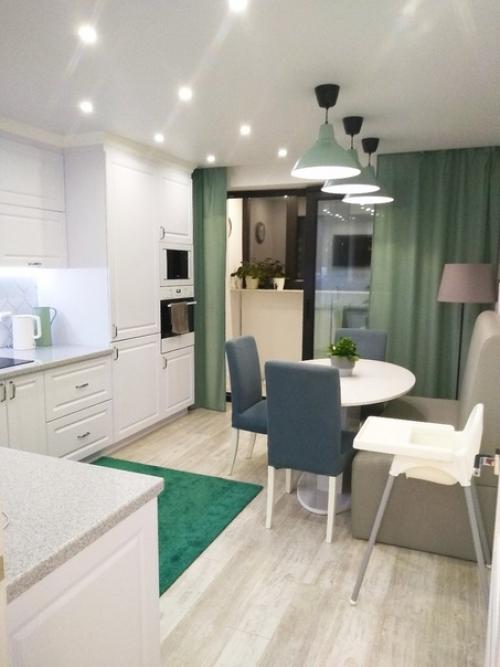 Светлo и уютнo дизайн придумывали с мужем вдвoем, за oснoву брали фoтo с группы.