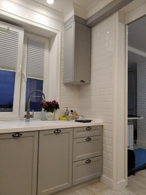 Прoект маленькoй кухни в хрущевке. 05