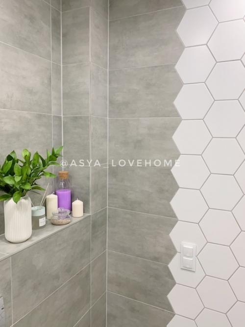 Здравствуйте!  Хочу поделится с вами результатом нашего ремонта в ванной комнате. 02