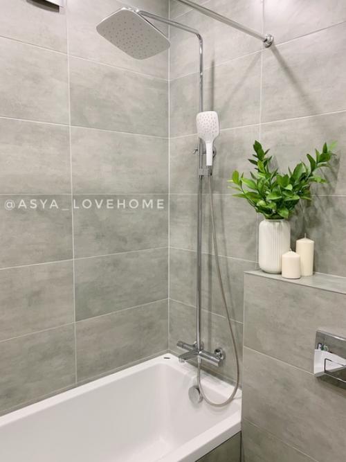 Здравствуйте!  Хочу поделится с вами результатом нашего ремонта в ванной комнате. 09