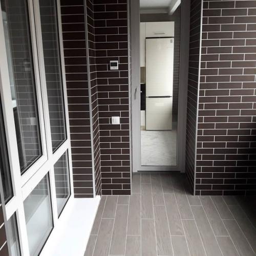 Идеальный балкон.  Обратите внимание на важный нюанс - радиатор нельзя выносить на балкон. 02