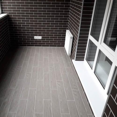 Идеальный балкон.  Обратите внимание на важный нюанс - радиатор нельзя выносить на балкон. 03