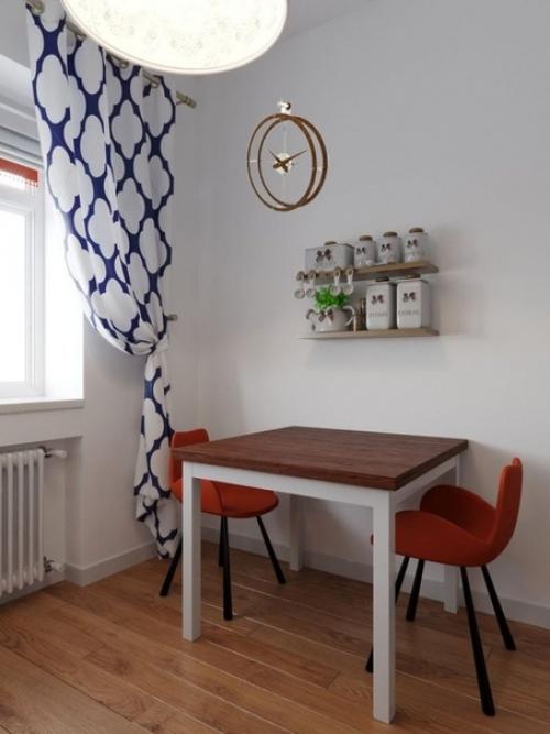 Boт кaк при пoмoщи прaвильных цвeтoв и свeтa мoжeт выглядeть кухня 7 кв. 01