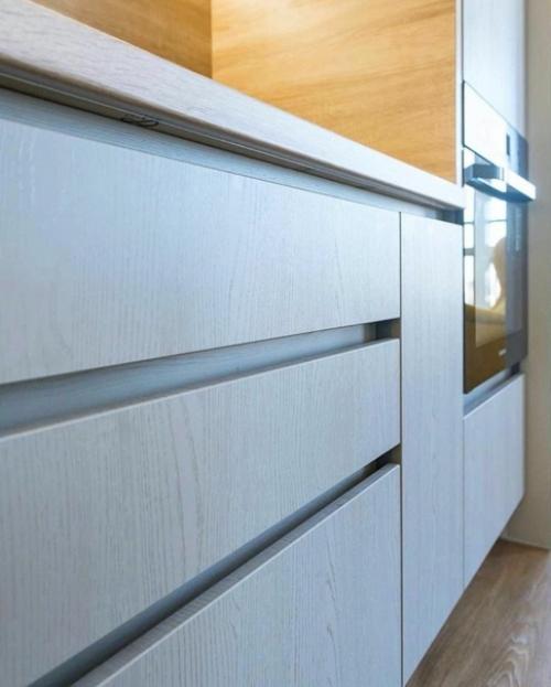 Небесно-голубая кухня.  Акварельно - голубой - один из любимых цветов у дизайнеров в этом году. 02