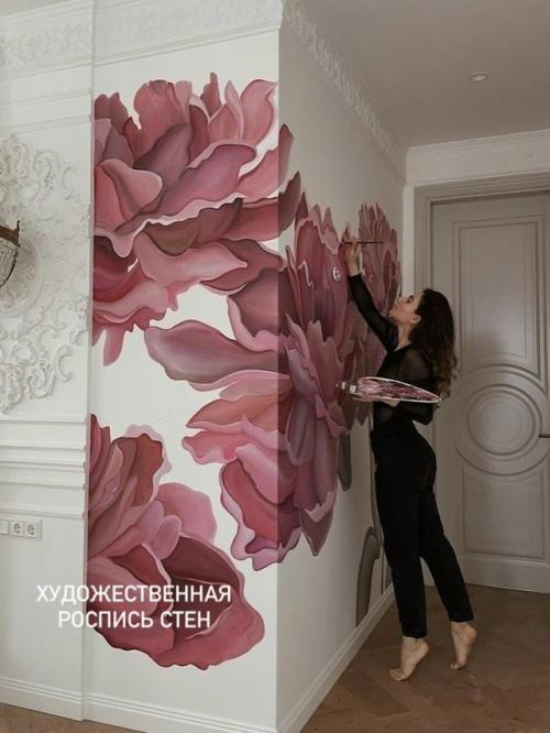 Как можно красиво оформить интерьер с цветочными элементами. 02