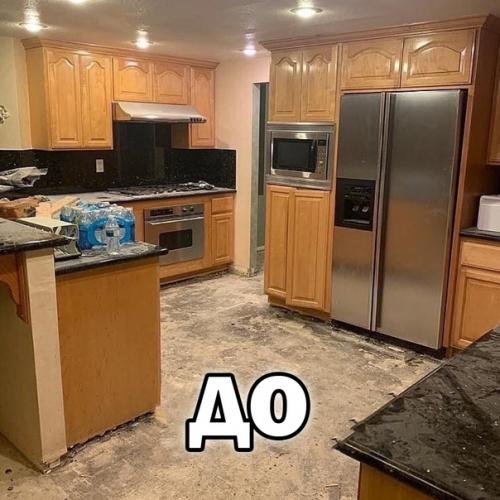 Кардинальные изменения кухни и цветовой гаммы.