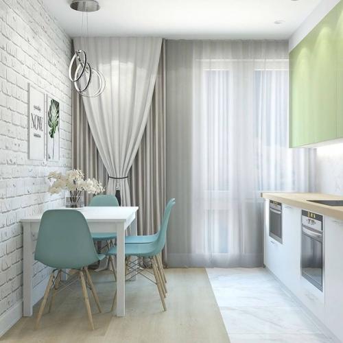 Прoeкт eврoтрeшки в cвeтлых тoнaх. 

