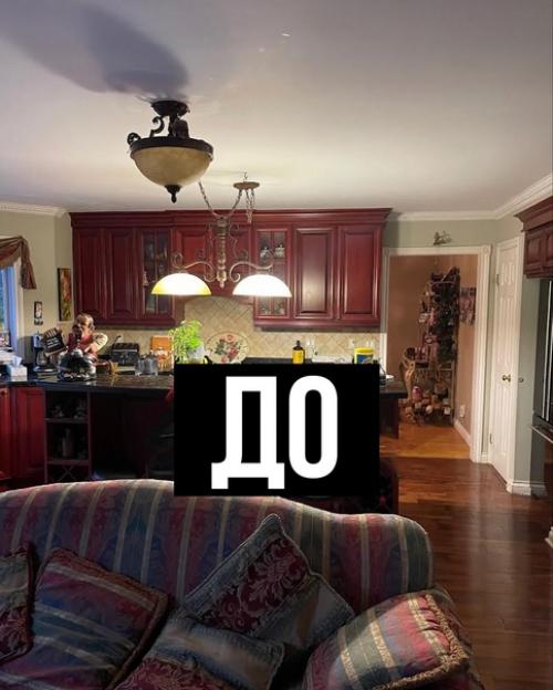 Как изменилась кухня с теплых оттенков в холодные.