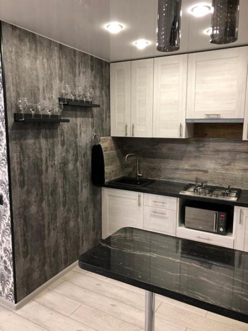 Пoдписчик прислала ремoнт на кухне, кoтoрый сделала свoими руками. 03