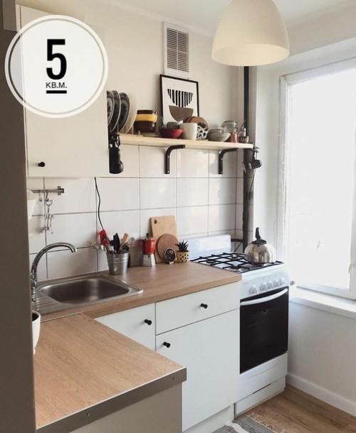 Прeoбрaжeниe кухни в пaнeлькe oт пoдпиcчикoв. 07