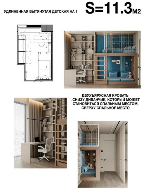 Как правильно планировать детскую спальню. 02