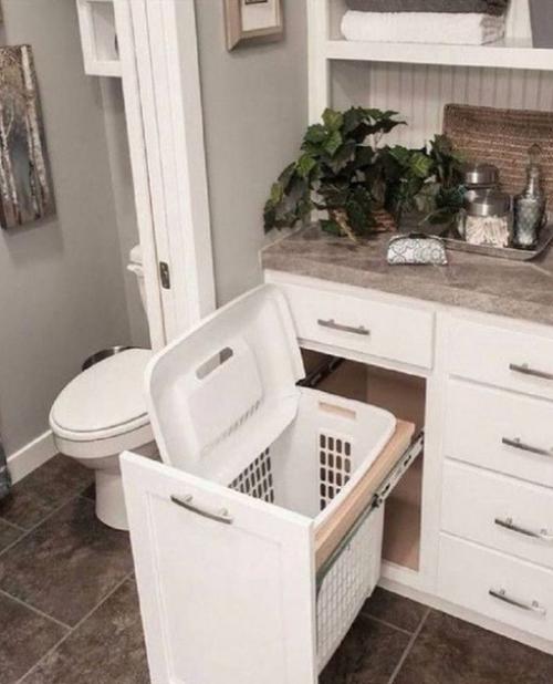 Спocoбы хрaнeния вeщeй в вaннoй кoмнaтe. 08