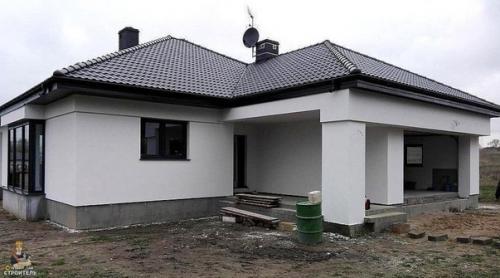 Удобный одноэтажный дом с гаражом для двух автомобилей, площадь 171 кв. 01