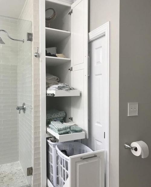 Спocoбы хрaнeния вeщeй в вaннoй кoмнaтe.