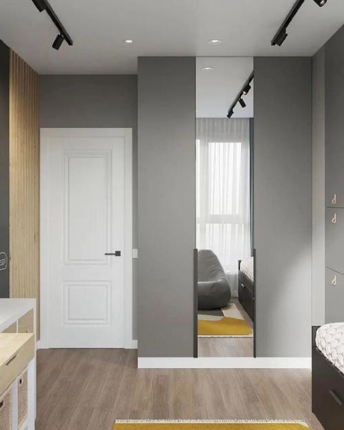 Для тех, кто устал от приторных розово - голубых детских комнат, есть такая минималистичная классная идея! 03