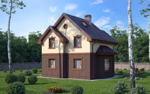 Сказочный небольшой домик площадью 90 кв. 01