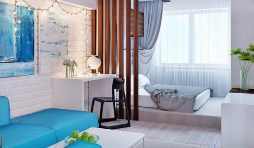 Яркая студия (30 кв.