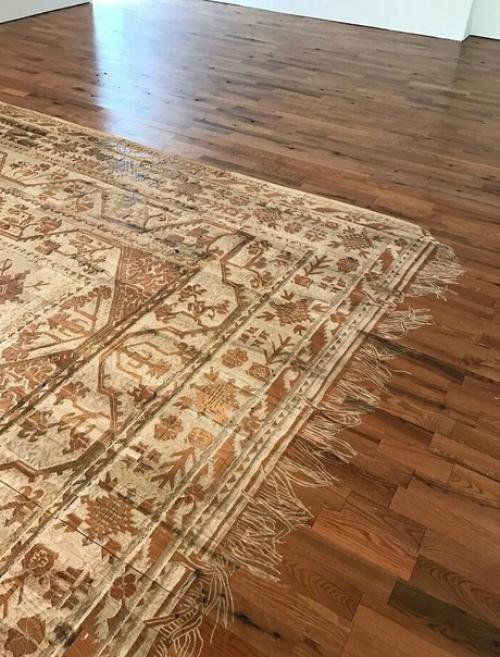 Вырезанный ковёр.  Пыль не собирает и чистить легко! 01