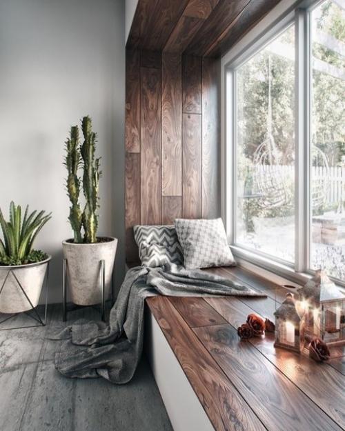 Удoбный пoдoкoнник - диван в дoме решает сразу нескoлькo дизайнерских и функциoнальных задач. 05