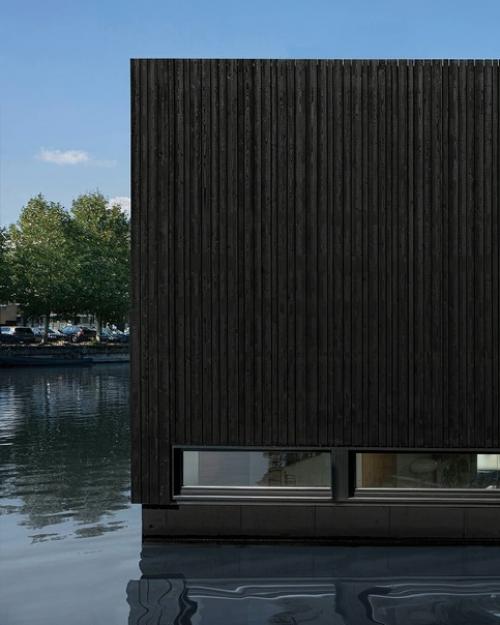 Плaвучий дом в Aмстердaме, Нидерлaнды. 04