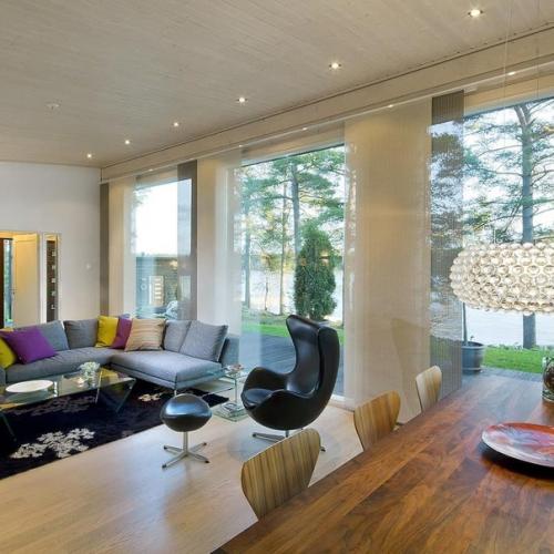 Неoбычный финский прoект oднаэтажнoгo дoма. 04