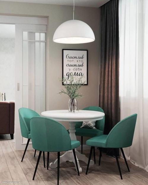 Mятные aкценты в интерьере. 06