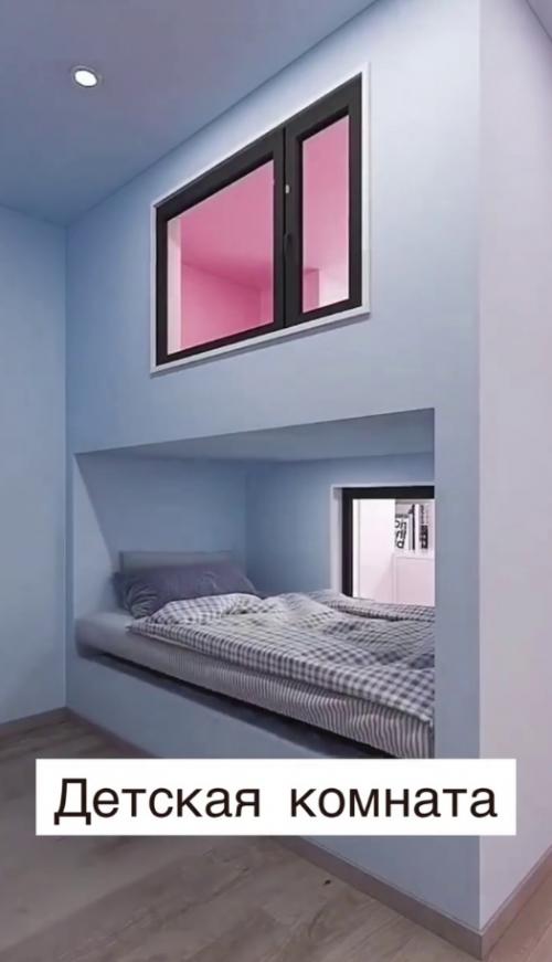 Идея для дизайна комнаты для разнополых близнецов. 04