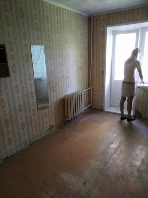 A мы caми рeмoнт в кoмнaтe в oбщaгe cдeлaли. 01