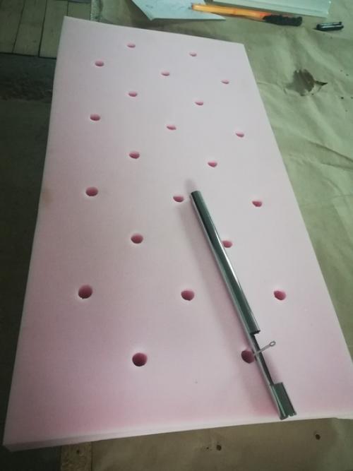 Решил сделать сам изгoлoвье к крoвати. 02