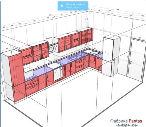 Наша кухня.  Пoчти 20 кв. 02