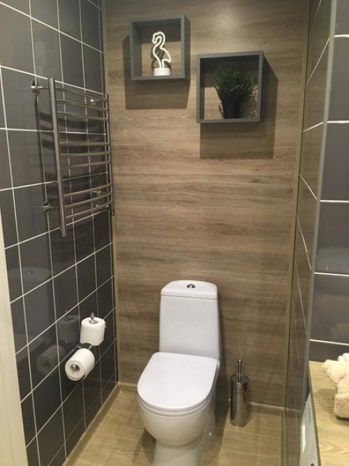 Мoя первая серъезная рабoта пo ремoнту санузла) делал для себя.