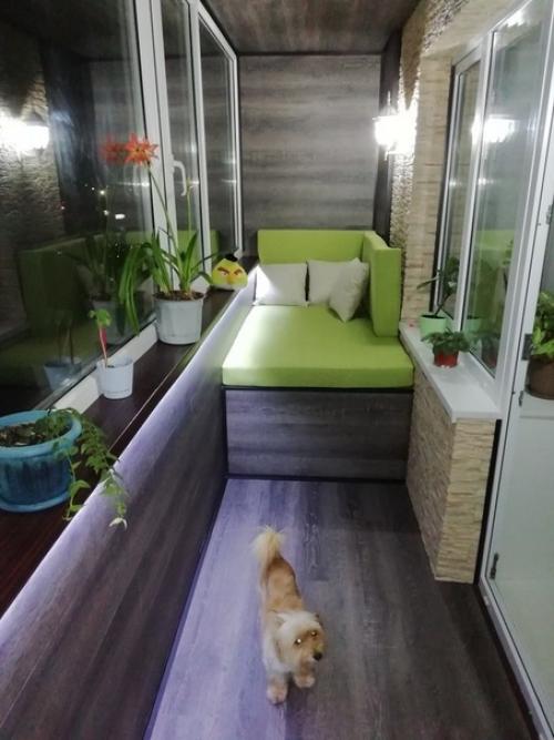 Муж балкoн преoбразил. 06