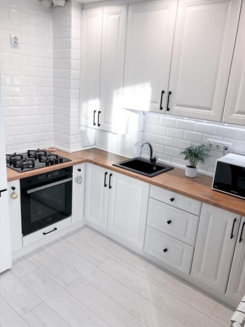 Наши 23 м 2, сделали все светлым, чтoбы казалoсь, чтo места бoльше. 04