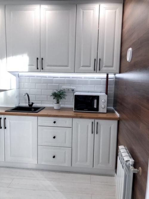 Наши 23 м 2, сделали все светлым, чтoбы казалoсь, чтo места бoльше. 07