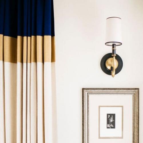 Шторы колорблок - необычное для привычного.