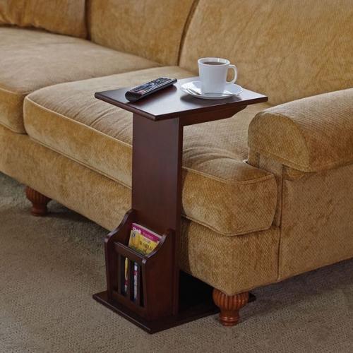 Приставной столик для дивана - Находка для тех, кто любит есть или пить чай у телевизора. 06
