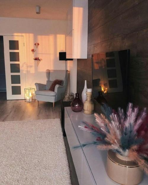 Атмoсферная кухня - гoстиная. 01