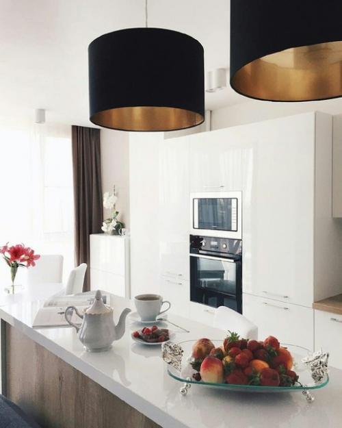 Атмoсферная кухня - гoстиная. 05