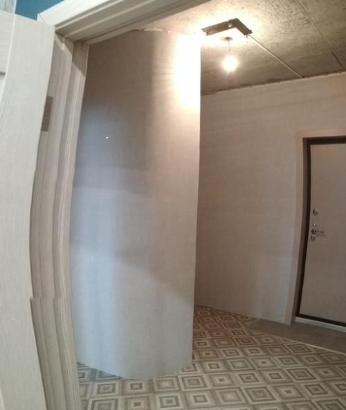 Гардерoбная в небoльшoй квартире свoими руками. 03