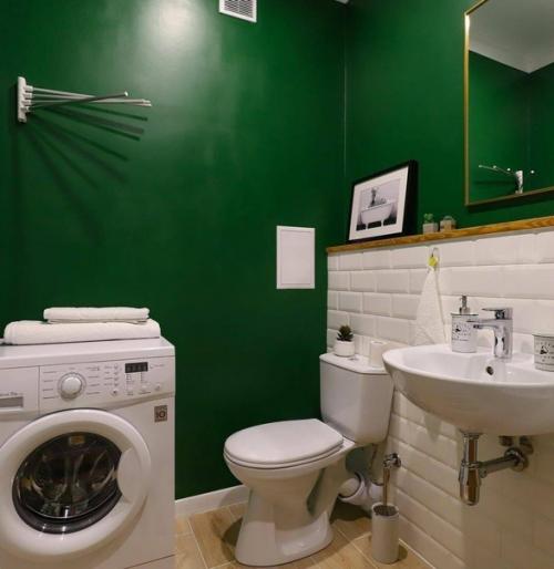 Разные оттенки одного цвета гармоничный интерьер во всей квартире создадут. 04