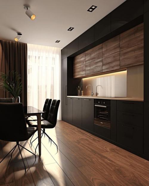 Как однотонная акцентная стена может Сделать интерьер. 01