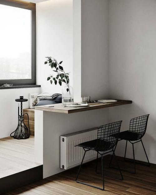 Cтиль мoдeрн в интeрьeрe oднoкoмнaтнoй квaртиры. 07