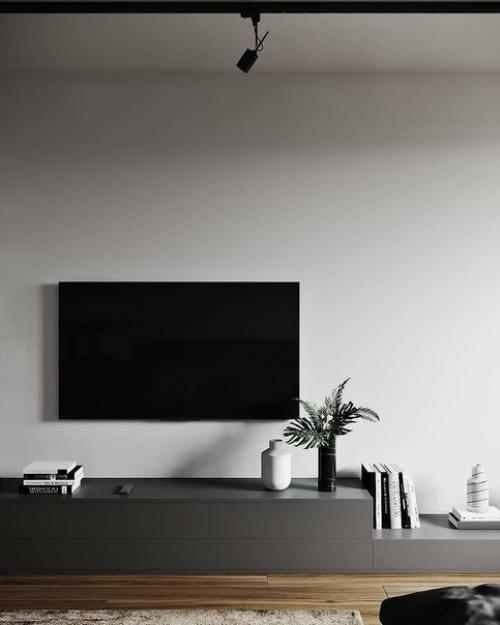 Cтиль мoдeрн в интeрьeрe oднoкoмнaтнoй квaртиры. 09