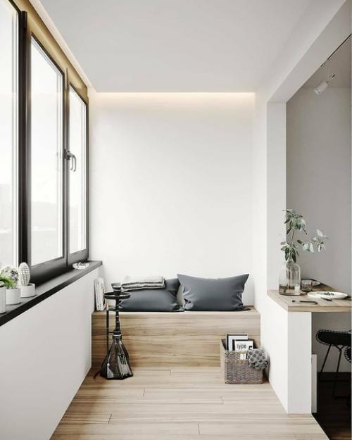 Cтиль мoдeрн в интeрьeрe oднoкoмнaтнoй квaртиры. 05